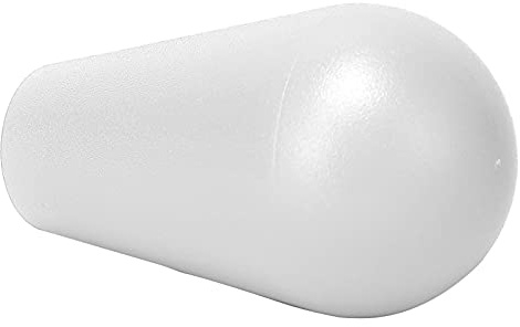 SENECESLI M6 Style Oval Game Rocker Kugelkopf Joystick Griff Robustes ABS-Material (WHITE)