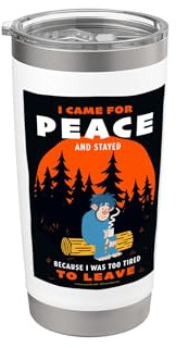 Friends. I Came for Peace Vaso térmico de acero inoxidable de doble pared