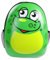 Rucksack für Kinder Hartschalenrucksack Größe L (Frosch)
