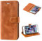 Mulbess Handytasche für iPhone 6S Plus/iPhone 6 Plus Hülle, Ledertasche mit Bookstyle, Standfunktion, Kartenfächern Handyhülle, Vintage Cognac Braun