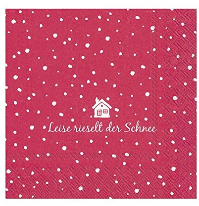 Serviette Leise rieselt der Schnee