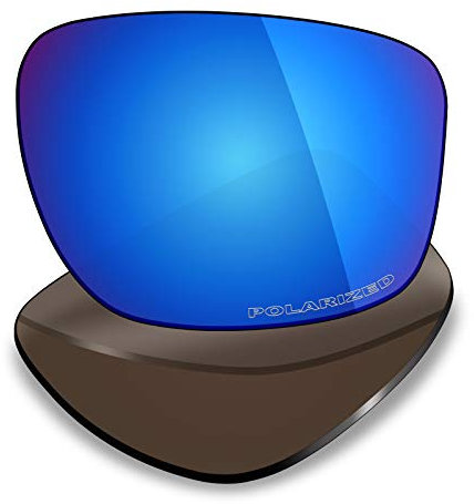 Mryok + Verres polarisés de rechange pour Oakley Sliver OO9262 – Bleu glacier