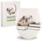 SITZPLATZ® WC-Sitz mit Absenkautomatik, Tier Dekor Hund, antibakterieller Duroplast Toilettendeckel, abnehmbar dank Take-Off Funktion, Top-Fix-Befestigung, Standard O Form universal, 40319 1