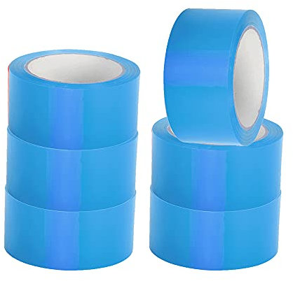 Propac Z-NPPLAZ50 Nastro Adesivo PPL Colore Azzurro, 50 mm x 66 metri, Set di 6 Pezzi