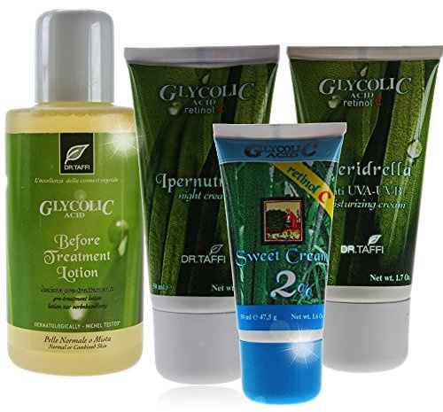 Dr. Taffi Fruchtsäure Peeling Anti-Falten Set (350ml) für empfindliche und couperose Haut
