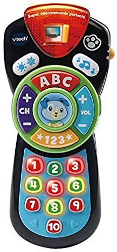 VTech- Super TELECOMMANDE PARLANTE Baby Jouet Premier Age, 80-606275, Multicolore - Version FR
