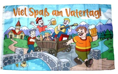 Fahne/Flagge Viel Spass am Vatertag 90 x 150 cm