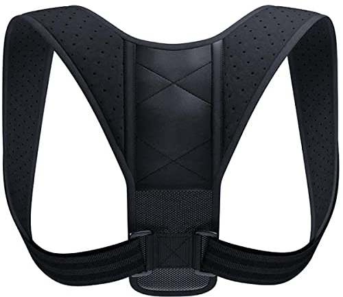 Hiwalker Haltungskorrektur Geradehalter Schulter Rücken Haltungsbandage Verstellbare Größe Rückenbandage für Herren und Damen Posture Corrector Haltungstrainer,verstellbar