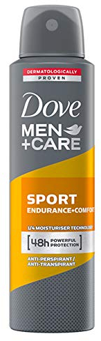 6er Pack - Dove Deospray Men+Care - Sport Edurance & Comfort - 150ml