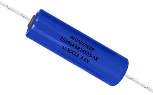 BATTERIE LITIO CILINDRICHE STILO AA 3,6V 2400 MAH CON REOFORI A SALDARE