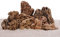 AquaOne Aquarium Steine Drachensteine 20kg Mix (3,48€/kg) I Natursteine Dragon Größe S bis XL I Aquascaping Gestein I Felsen Dekoration I Pagode Rückwand braun