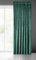 Eurofirany Pierre Samt Vorhang mit Kräuselband -1 STK. Velvet Einfarbig Gardine 200g/m², Samtvorhang für Wohnzimmer Schlafzimmer, 140x300 cm, Dunkeltürkis