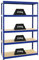 PROREGAL Schwerlastregal Big Elephant Blau 180x120x45cm Fachlast 250kg Kellerregal, Steckregal, Garagenregal, Lagerregal