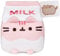 GUND Pusheen - Gato de peluche con leche de fresa para niños de 8 años en adelante, rosa/blanco, 6 pulgadas