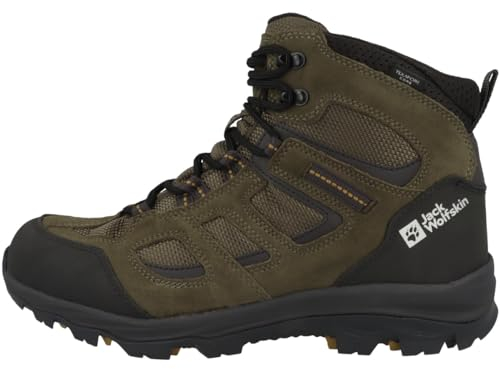 Jack Wolfskin Herren Vojo 3 Texapore Mid M Outdoorschuhe, Khaki Phantom, 43 EU