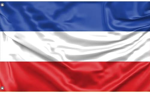 Flagge Schleswig-Holstein, Deutschland | Einzigartiger Designdruck | Made in EU (90x150 cm)