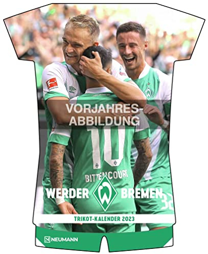 Werder Bremen 2024 - Trikotkalender - Fan-Kalender - Fußball-Kalender - 34,1x42 - Sport