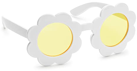 Libetui Kostümbrille Gänseblümchen Partybrille Kostümzubehör Partyartikel Dekobrille Spaßbrille Party Brille für Fasching, Karneval, Fotoshooting, Geburtstag Daisy glasses