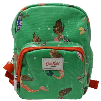 Cath Kidston Mermaids Kids Mini-Rucksack aus Wachstuch, Grün, grün, S