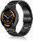 SeNool 22mm Cinturino per Garmin Venu 3/Venu 2/Garmin Forerunner 265/Forerunner 255/Garmin Vivoactive 4, Metallo Bracciale per Amazfit Cheetah/Cheetah Pro/Amazfit Bip 5 - Nero