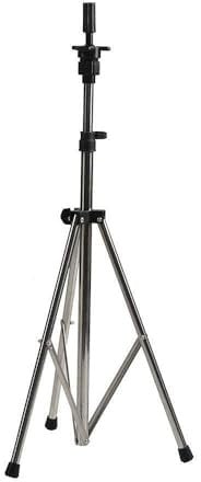 Youyijia Adjustable Wig Stand Mannequin Head Tripod - 31.5-51 Inch Hairdressing Training Stand with Non-Slip Base and Portable Carry Bag