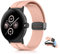 KeHowy Correa Compatible con Google Pixel Watch 3 41mm/Google Pixel Watch 2/Pixel Watch, Deportiva Correa de Suave Silicona Reloj Magnética de Repuesto para Google Pixel Watch 2/Pixel Watch 1 - Rosa