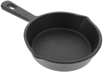 ABOOFAN Square Pancake Pan Cast Iron Non Stick Surface Frying Pan for Induction Hob Gas Stove Black