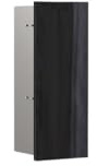 EMCO ASIS PURE WC-Modul mit Glasfront Türanschlag Links, Unterputz Schwarz (hochglanz) 43,5 cm Unterputz Türanschlag rechts Keine Papierführung