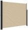 vidaXL Toldo Lateral retráctil Beige 170x300 cm