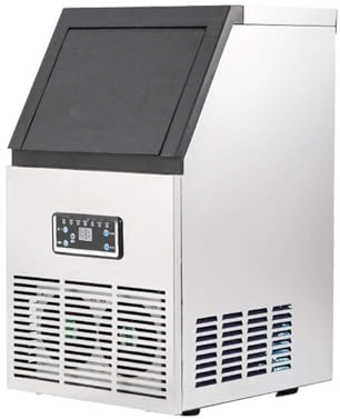 UdaCa 32 Ice Cube Commercial Ice Maker Machine, Cube Ice Maker 50KG/24h Automatic Intelligent Energy Saving Digital Control Refrigeration Bar Home