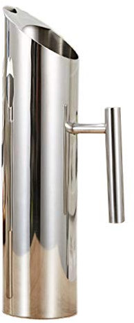 Home Water Pitcher Ice Guard Tea Pot Kettle Jug Stainless Steel Bar Curling Cold