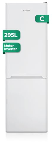 Aspes Frigorífico Combi 2 Puertas Blanco AC185600CNFI. Capacidad 295 Litros, No Frost, Multi AirFlow, Puerta Reversible, Bajo Nivel Sonoro, Eficiencia Energética Clase C