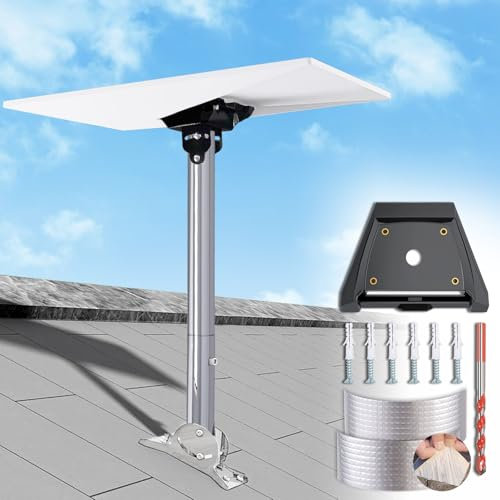 Ybervont Starlink Gen 3 Kit de montage plat, Starlink standard parabolique magnétique à dégagement rapide pour camping-car, camionnette, bateau, Overlanding (5.0-2)