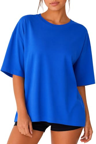 Reichstadt Damen Oversized T-Shirt 24RSW058 Blue XL