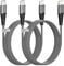 USB C to Lightning Cable 2M 2Pack, [MFi Certified] iPhone Fast Charger Cable Nylon Braided Charger Cable Type C Durable iPhone Lightning Cable Compatible with iphone 14/13/12/11 Pro Max/XS/8/SE/iPad