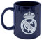 ms móvil shop Taza Café Real Madrid Porcelana Desayuno Color Azul Marino Escudo Blando 330ml - Apto para Lavavajillas y Microondas | Producto Oficial