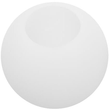 CANIGHT Milchweißer Kugellampenschirm Kabelbinder LED-Linse Waschbecken Stecker kräuseln Laterne weinglas lampenschirm Weißer Lampenschirm Glaslampenschatten Lampenschirm für Licht
