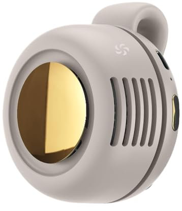 Luckxing Tragbarer Ventilator 900 MAh Akku, Klein USB Waist Fan Unter T-Shirt Mit Clip, Ventilatoren Aufladbare 3 Windgeschwindigkeite, Leistungsstark & Kompakt Für Arbeit, Baustelle, Camping, Büro