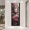 5D Kit Completo Pintura de Diamantes Flor Grande 5D Diamond Art Mosaico Artesanía Kit, 5D Diamond Painting Pedrería Diamond Painting Accesorios Kit para Regalo Decor Hogar 85x250 cm/34x99 Inch M-105