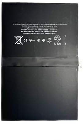 Batteria per tablet 7306 mAh A1664 compatibile con iPad Pro 9.7 2016 A1673 A1674 A1675 per iPad 6.3 per iPad 6.4 EMC 2976 2977 32GB/128GB/256GB MLMN2LL/A