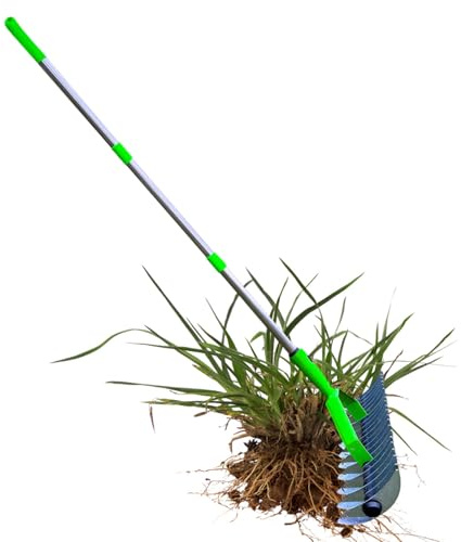 Rasenrechen,Robustes Stahl Gartenwerkzeug Mit Komfortablem Griff - Robuster Rasenrechen,Für Terrasse Hof Garten Balkon Weg Gehweg Zufahrt