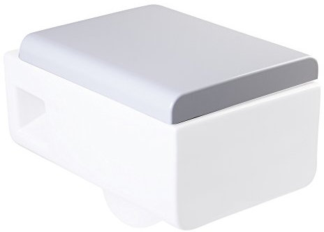 EAGO R-333SEAT Ersatz-WC-Sitz mit Absenkautomatik für WD333, weiß