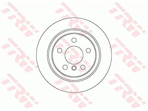 TRW DF6756 2x Bremsscheiben Hinten Ø280mm voll Kompatibel mit BMW 1 Schrägheck F40 34216799367 6864141 34216864141