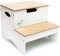 opbergtrapje junior 33 x 36 cm hout wit