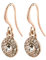Boucles d'oreilles - Clementine_PI - Plaqué or, plaqué argent ou plaqué or rose avec cristal, Zinc