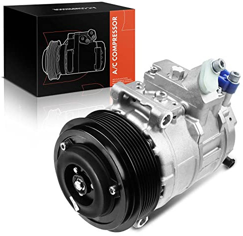 Frankberg Compresor de aire acondicionado con embrague Gasolina Compatible con Clase C CL203 S203 S204 W203 W204 Clase E S211 S212 W211 W212 CLC CL203 CLK C209 SLK Replace# 0022303011