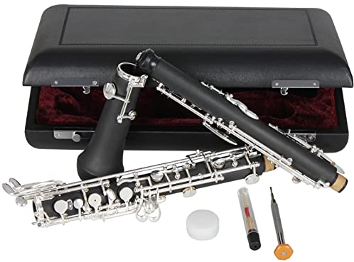 KESHUO Oboe C-Schlüssel Halbautomatische Oboe Bakelite-Röhre, Das Musikinstrument Spielt Oboe