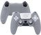 GeekShare Coque de Protection antidérapante en Silicone pour Manette de PS5 Motif Patte de Chat Gris