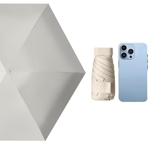 Tebeban Mini-Regenschirm (Beige)