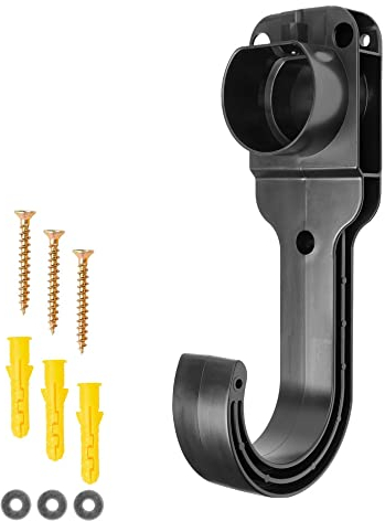 KEYSAFER Wandkabelhalter Typ 2 Ladekabel Zimiking Kabel Organizer für Typ 2 Ladegeräte Auto Ladekabel Wandhalterung - Kabelhalter Schraubbar